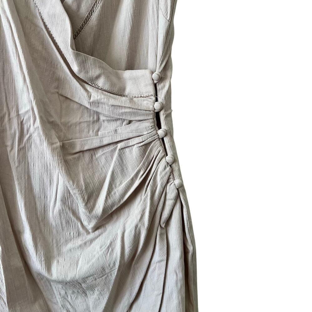 NWT Free People Ivory Wrap Mini Dress Size Large - Picture 3 of 5